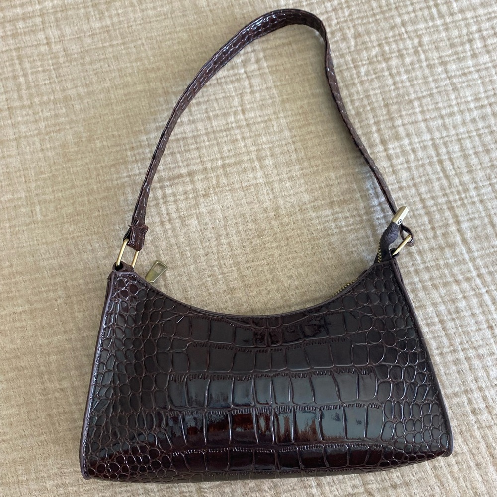 FAUX CROC PURSE